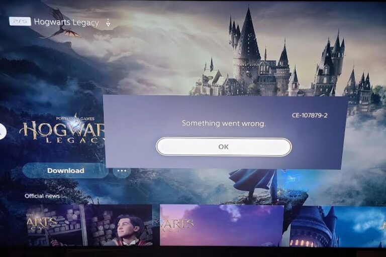 Understanding & Fixing PS5 Error Code (CE-107879-2)